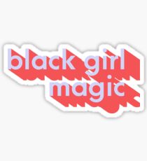 schwarze Mädchen Magie Sticker