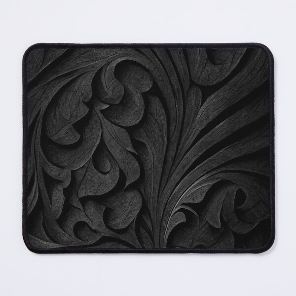 Item preview, Subtle black wood carved pattern designed and sold by Gert Street.