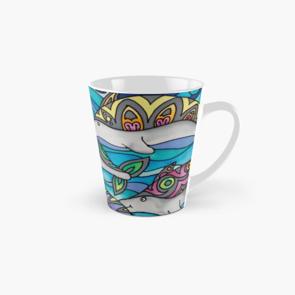 Hippie Dolphins Tall Mug