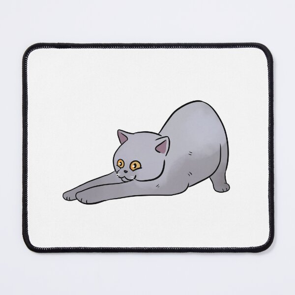 Item preview, British shorthair cat cute illustration - british blue cat art designed and sold by Yarafantasyart.