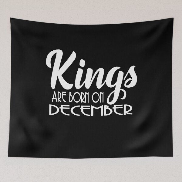 Item preview, Kings Are Born On December Shirt designed and sold by CreativeStrike.