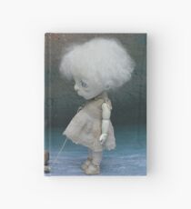 Creepy Little Girl with a Skull Gothic Art Doll Hardcover Journal