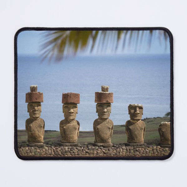 Item preview, Seven Moai at Rapa Nui Chile designed and sold by PhotoArt by Joan Carroll.