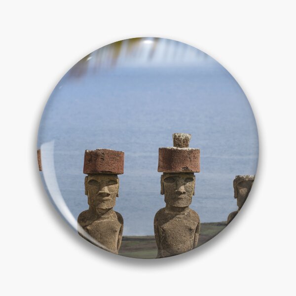 Item preview, Seven Moai at Rapa Nui Chile designed and sold by PhotoArt by Joan Carroll.