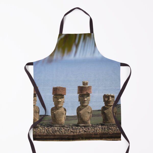 Item preview, Seven Moai at Rapa Nui Chile designed and sold by PhotoArt by Joan Carroll.