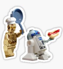 R2-D2 Hot Dog Thief Sticker