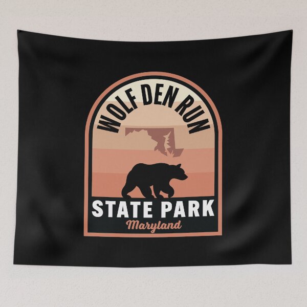 Item preview, Wolf Den Run State Park MD Bear designed and sold by HalpinDesign.