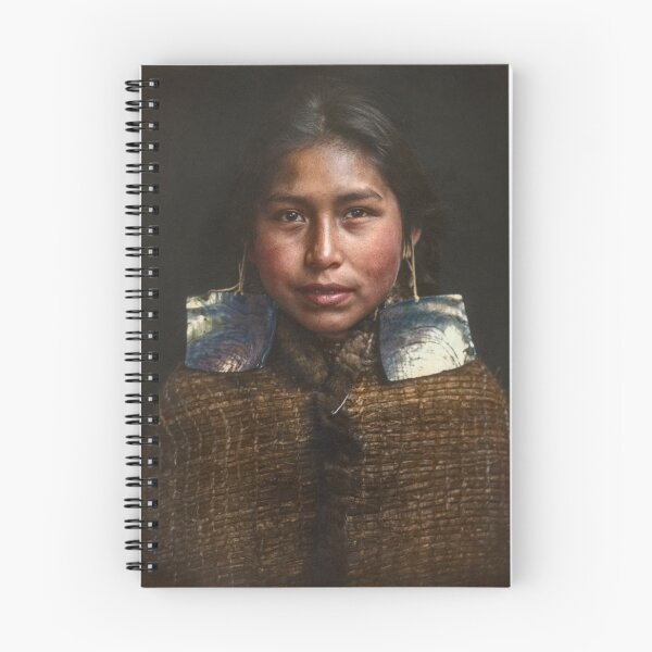 Item preview, Tsawataineuk girl, of the Kwakwakaʼwakw people of the Northwest Coast, ca. 1914 designed and sold by Sanna Dullaway.