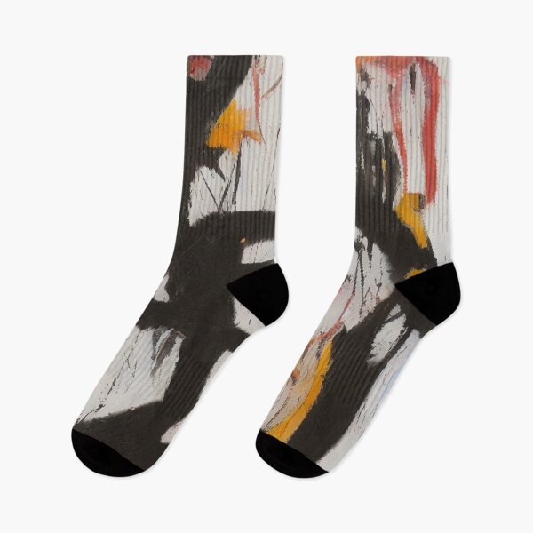 Item preview, Brushstrokes Of Grace: An Abstract, Action-painted Tribute To The Elegance Of Black Swan designed and sold by ArtazaBazaar.