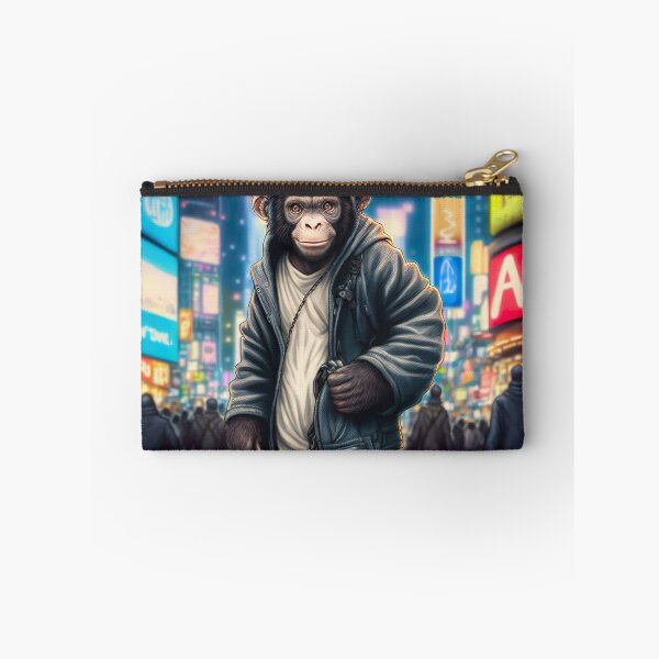 Item preview, Monkey Walking in Shibuya Tokyo designed and sold by unrealartwork.