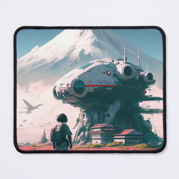 Item preview, Futuristic Japan Illustration designed and sold by unrealartwork.