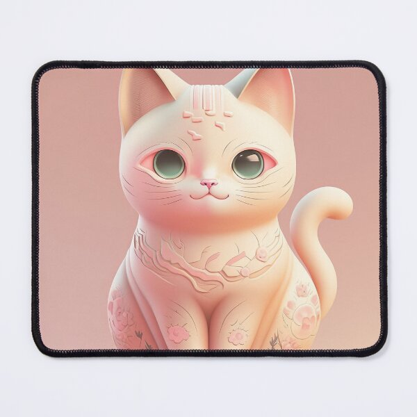 Item preview, Lucky Japanese Cat Pink Color designed and sold by unrealartwork.