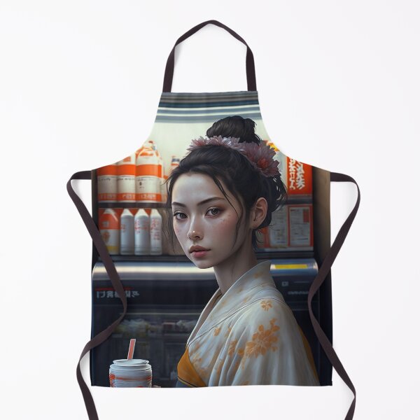 Item preview, Japanese Girl in a Convenience Store designed and sold by unrealartwork.