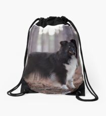 Sheltie Drawstring Bag