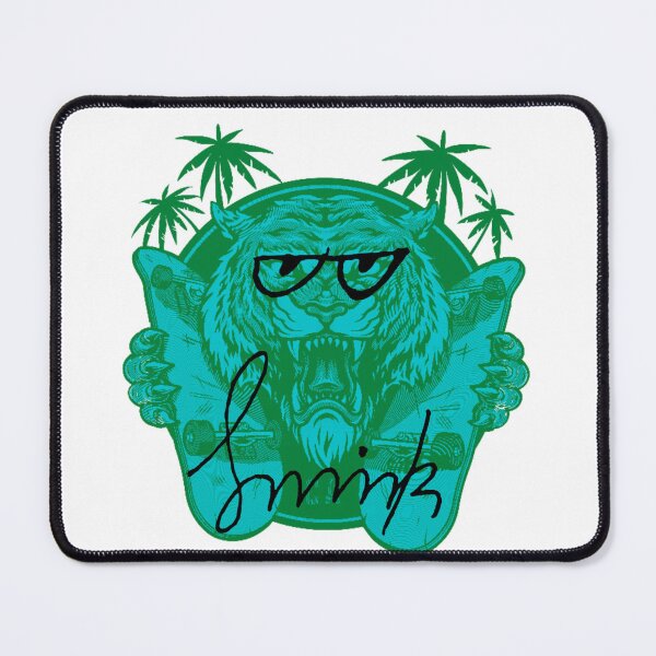 Item preview, Smirk Green Blue Tiger  designed and sold by efoze.