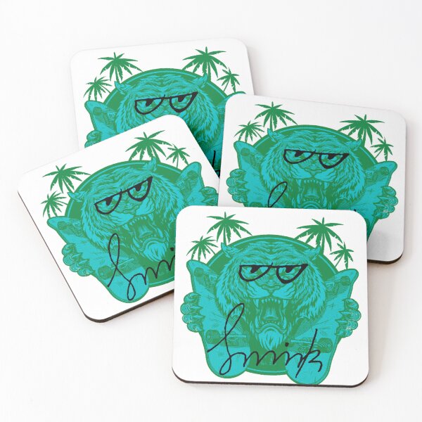 Item preview, Smirk Green Blue Tiger  designed and sold by efoze.