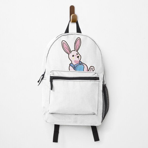 Item preview, cute funny bunny holding easter egg designed and sold by StairheadStore.