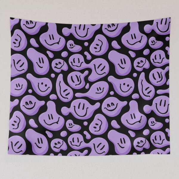 Item preview, Purple Liquid Smiley Faces designed and sold by Ayoub14.