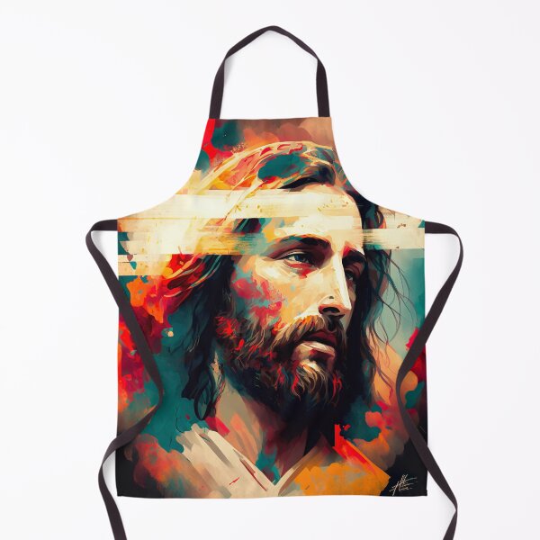 Item preview, Dramatic Jesus Christ Portrait Illustration designed and sold by unrealartwork.