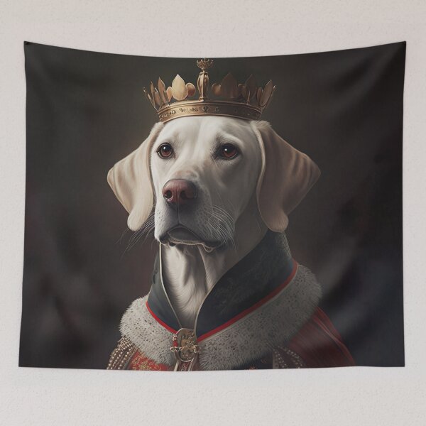 Item preview, Dog King of England Style Monarchy designed and sold by unrealartwork.