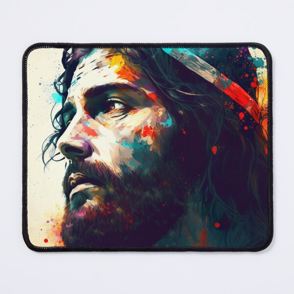 Item preview, Another Beautiful Portrait of Jesus Christ designed and sold by unrealartwork.