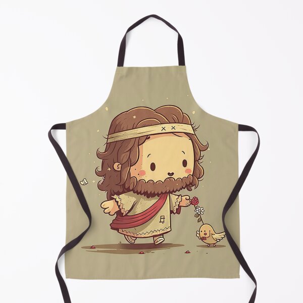 Item preview, Cute Little Jesus Christ Illustration with Bird designed and sold by unrealartwork.