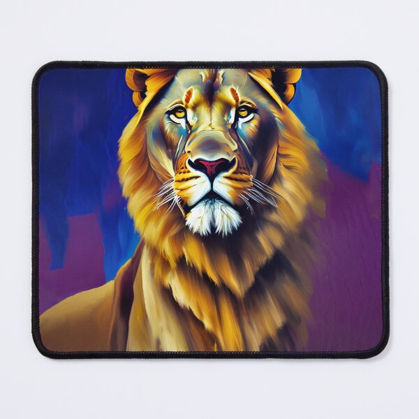 Item preview, Colorful Portrait Lion Artwork designed and sold by Blok45.