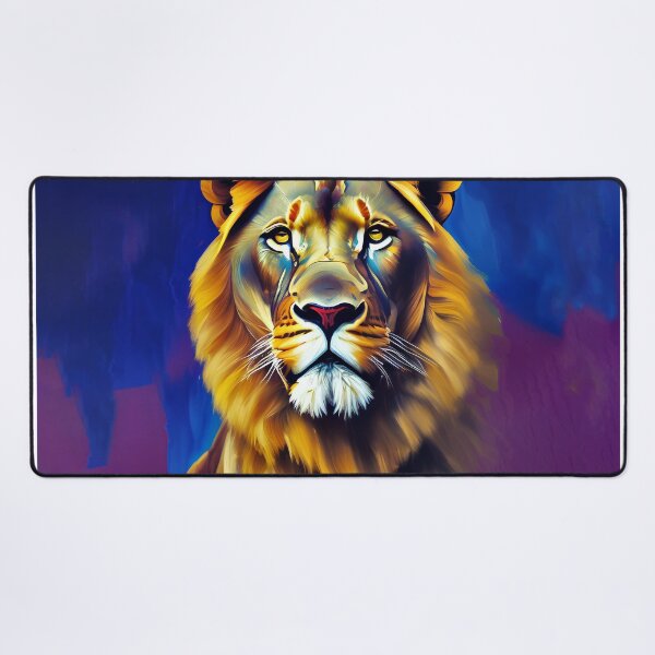 Item preview, Colorful Portrait Lion Artwork designed and sold by Blok45.