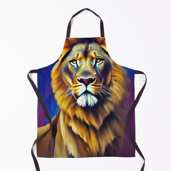 Item preview, Colorful Portrait Lion Artwork designed and sold by Blok45.