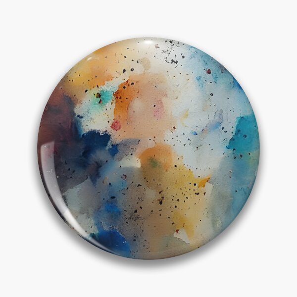 Artikelvorschau, Blue and orange watercolor paint blend entworfen und verkauft von ibelieveimages.