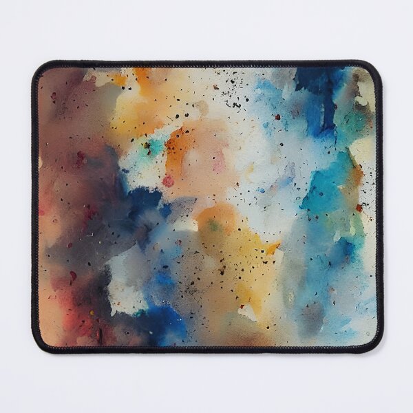 Artikelvorschau, Blue and orange watercolor paint blend entworfen und verkauft von ibelieveimages.