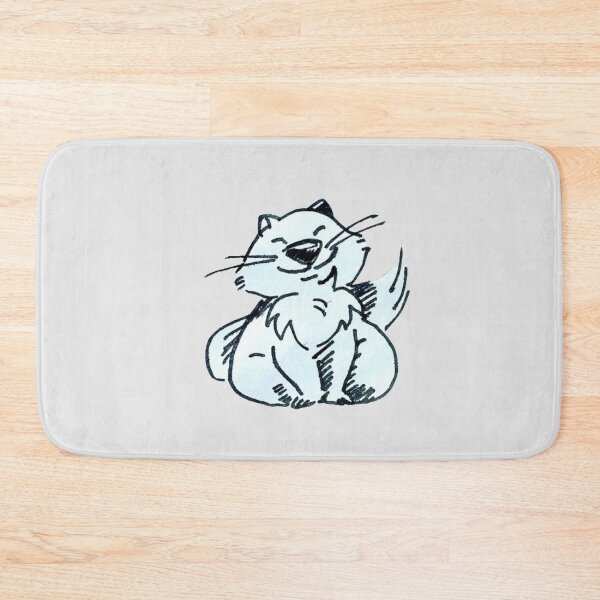 Item preview, Hand-drawn Ink Art. Fun Cat' Story. Happy Blue Cat designed and sold by DigiPicStock.