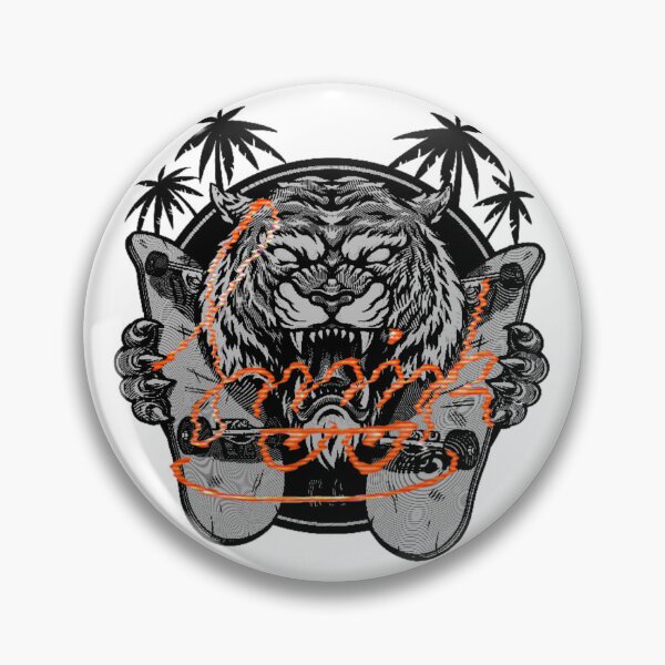 Item preview, Smirk Skate Tiger  designed and sold by efoze.