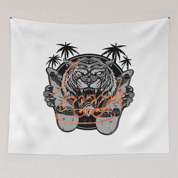 Item preview, Smirk Skate Tiger  designed and sold by efoze.