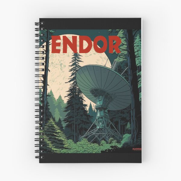 Item preview, Endor Vintage style Movie places Travel Poster Print designed and sold by 3 CITIES.