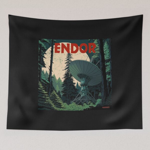 Item preview, Endor Vintage style Movie places Travel Poster Print designed and sold by Charlies-Artbox.