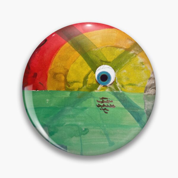 Item preview, Raw Rainbow Watercolor + Digital Eye designed and sold by pdbjork.