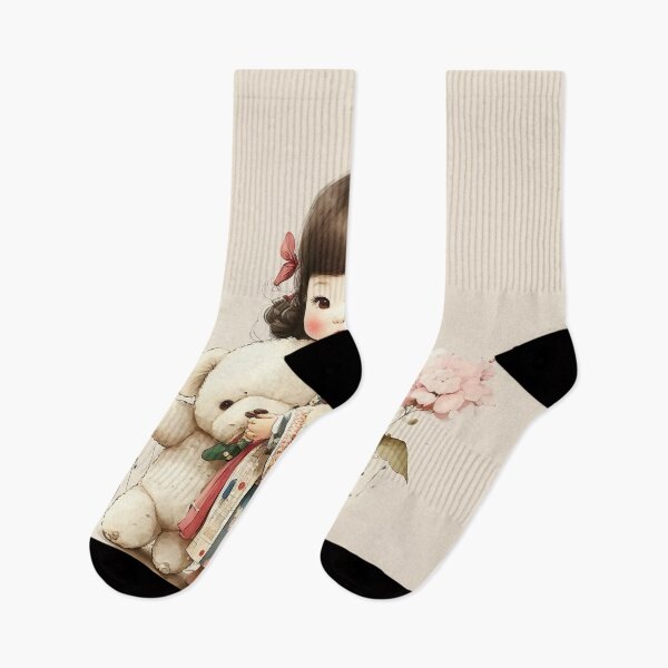Item preview, Cute Korean Traditional Girl Drawing Illustration designed and sold by unrealartwork.