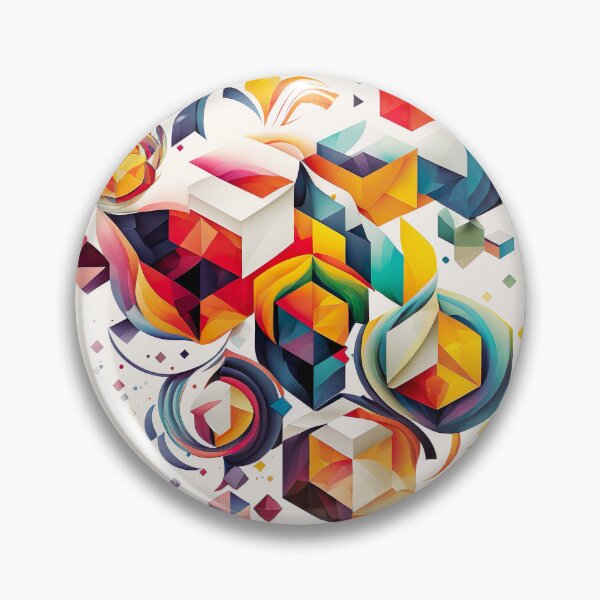 Item preview, Abstract Shapes Colorful Illustration Drawing designed and sold by unrealartwork.