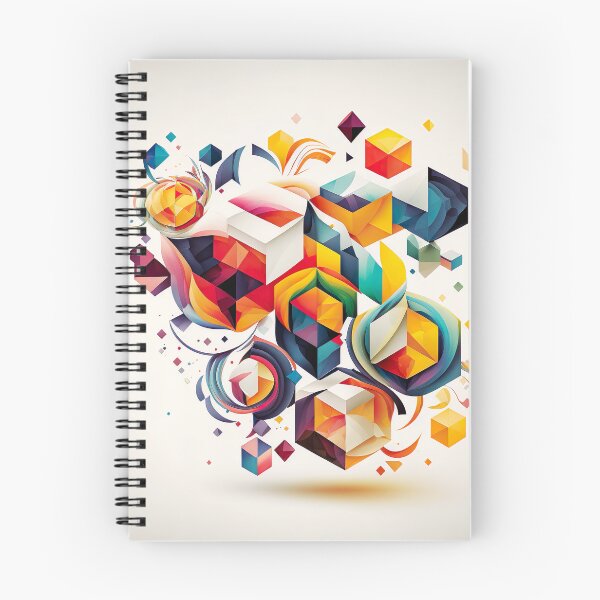 Item preview, Abstract Shapes Colorful Illustration Drawing designed and sold by unrealartwork.