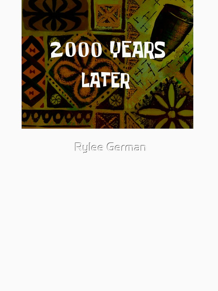 "SpongeBob 2000 Years Later" T-shirt by Noodlehockey01 | Redbubble