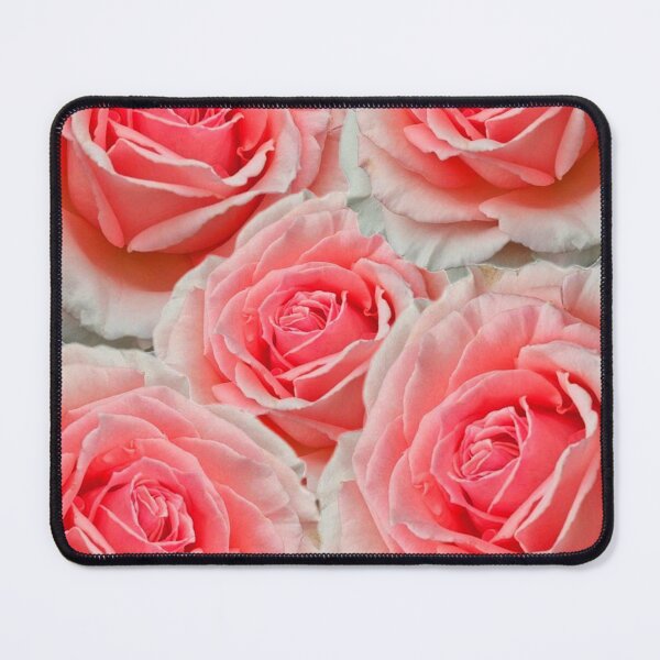 Item preview, FIVE PINK GARDEN ROSES ABSTRACT ART designed and sold by sharlesart.