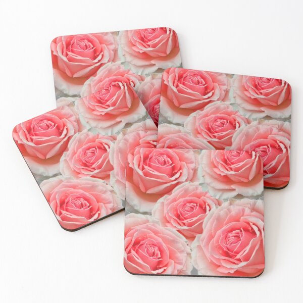 Item preview, FIVE PINK GARDEN ROSES ABSTRACT ART designed and sold by sharlesart.