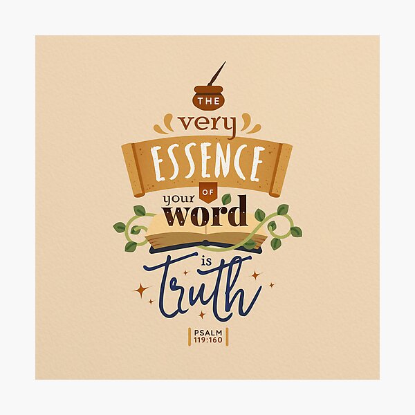 Item preview, 2023 Yeartext | JW | The Very Essence of Your Word Is Truth designed and sold by Kim Liester Lagura.