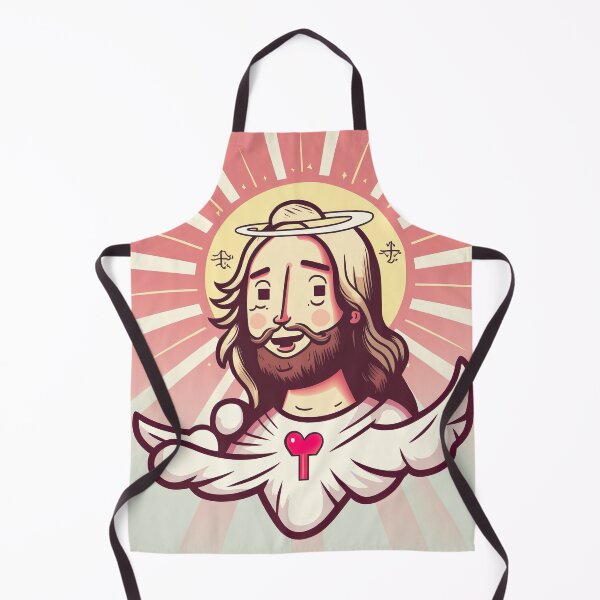 Item preview, Cute Glory Jesus Drawing Illustration designed and sold by unrealartwork.