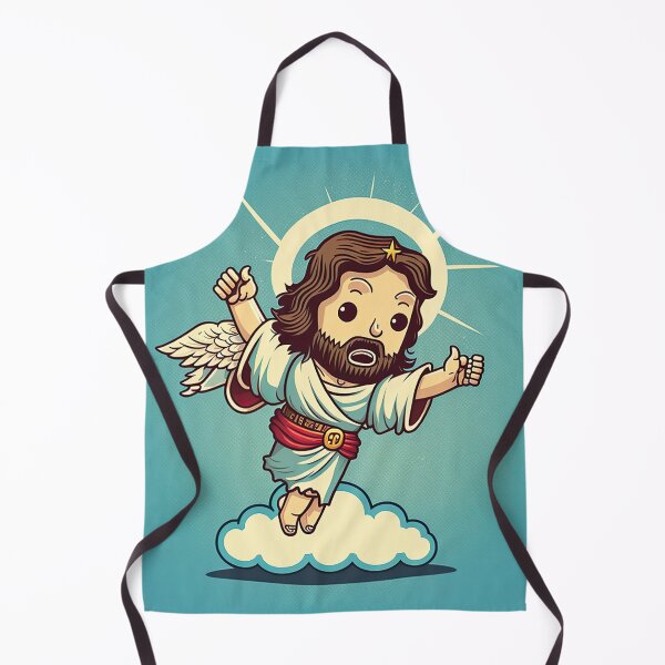 Item preview, Jesus Christ Cute Drawing Illustration designed and sold by unrealartwork.