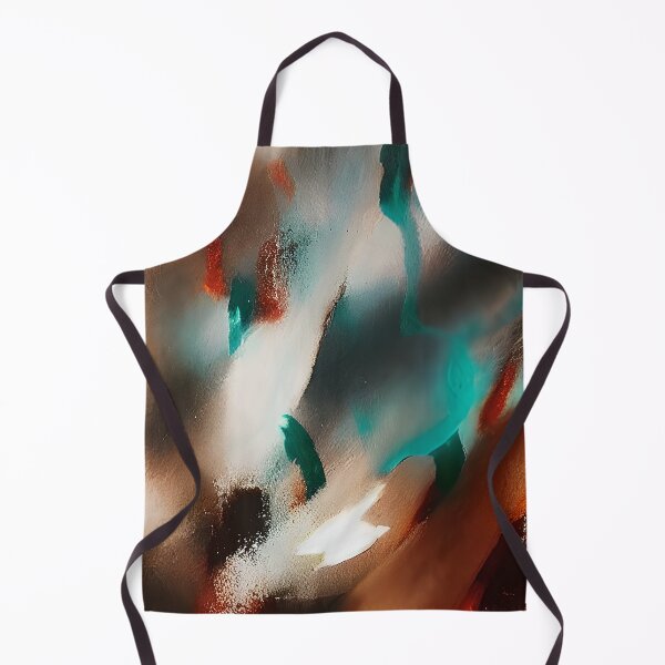 Artikelvorschau, Teal and rust abstract paint blend entworfen und verkauft von ibelieveimages.