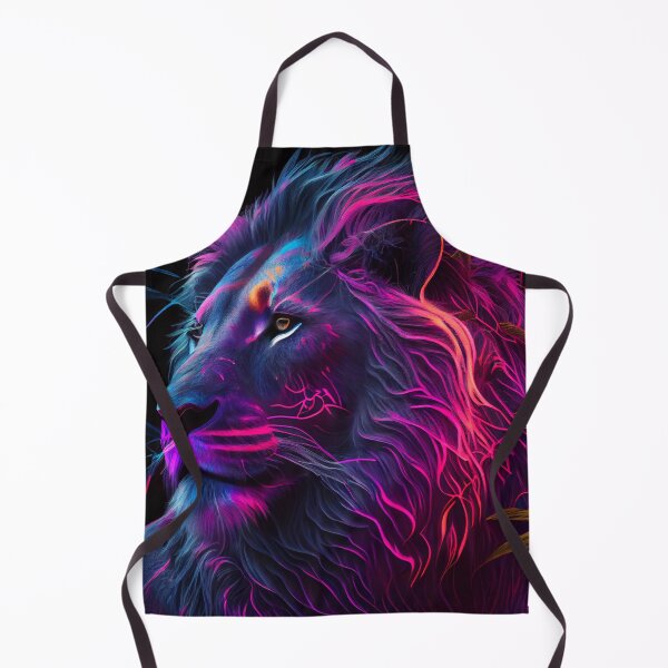 Item preview, Rainbow Mane Jungle Cat Lion designed and sold by mcmtdesigns.