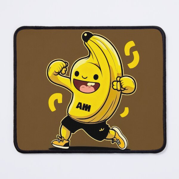 Item preview, Funny Banana Workout Drawing Illustration designed and sold by unrealartwork.