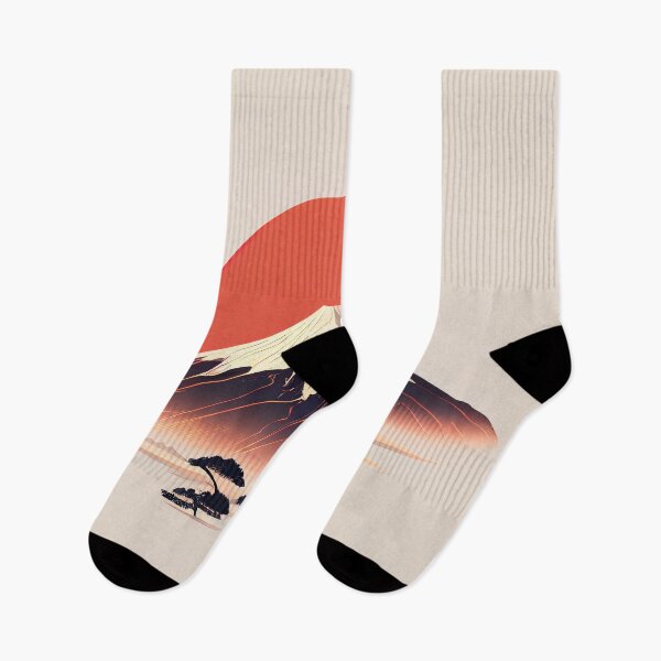Item preview, Mount Fuji Illustration Minimalist Design designed and sold by unrealartwork.